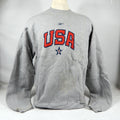 2000s Team USA Basketball Team Issued Grey Crewneck Sweatshirt XL 920S