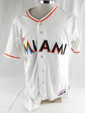 2012-18 Miami Marlins Blank Game Issued White Jersey 44 053