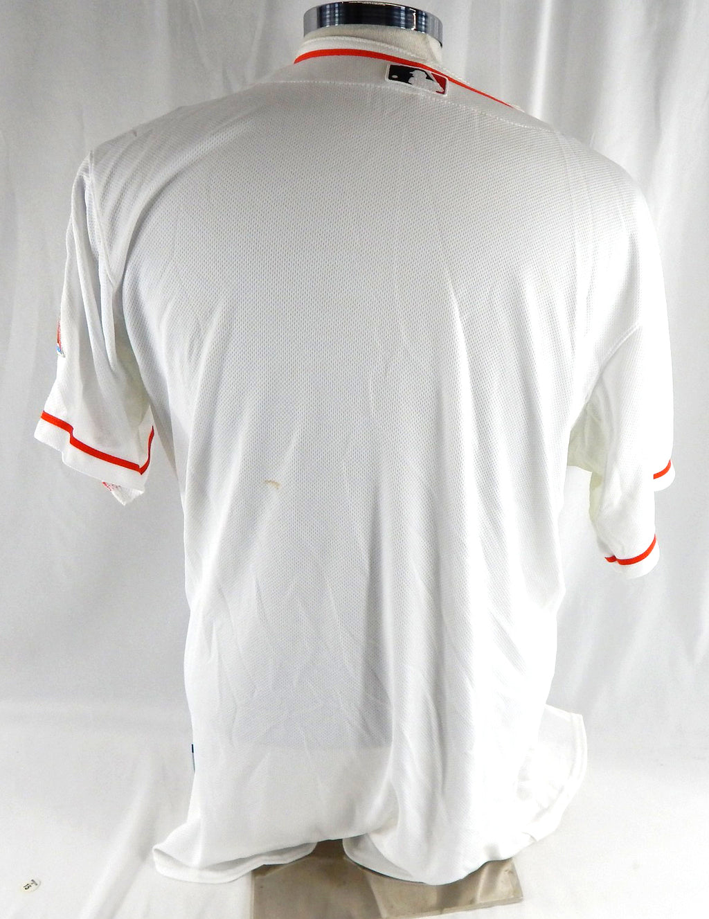 2012-18 Miami Marlins Blank Game Issued White Jersey 44 053 Pic2