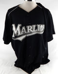 2003-06 Miami Marlins Michael Megrew #59 Game Used Black Jersey BP ST XXL 795
