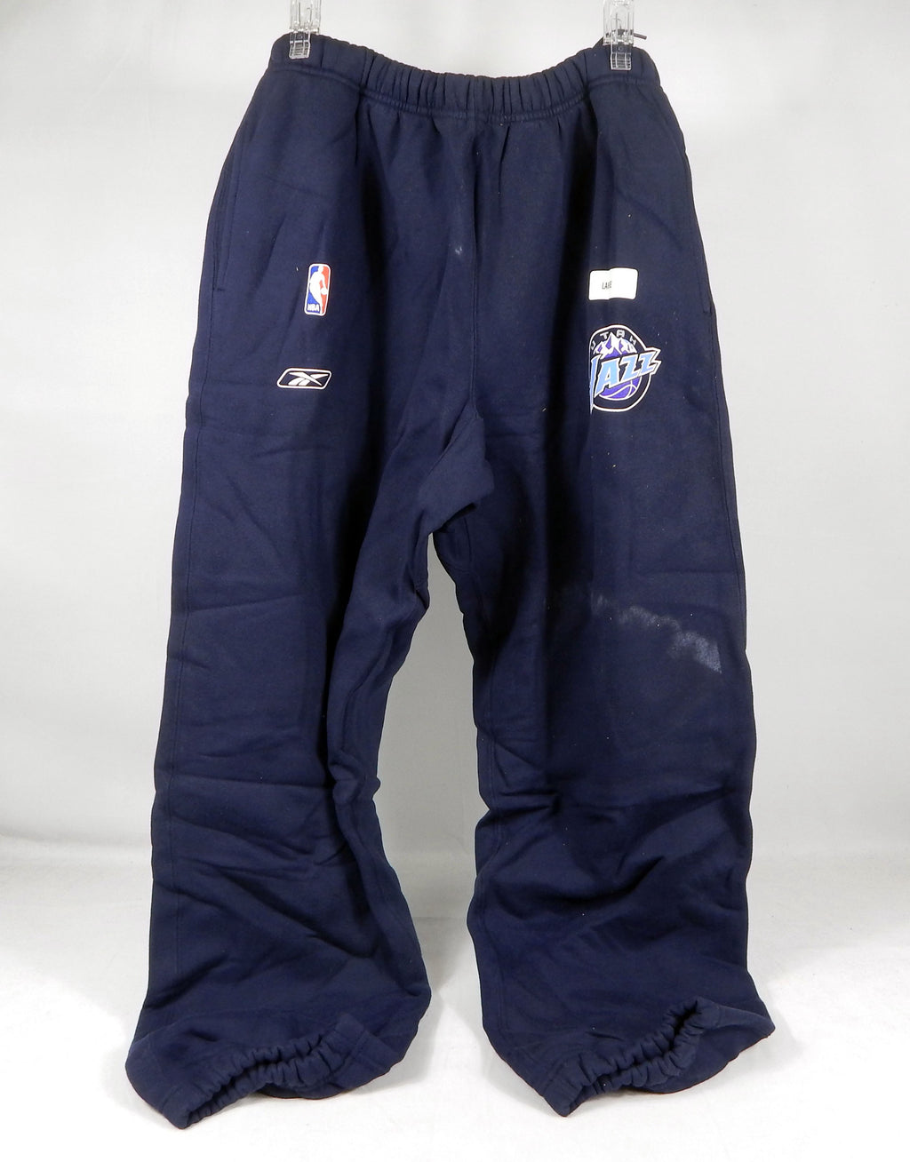 2000s Utah Jazz Team Issued Navy Travel Sweatpants L 923S