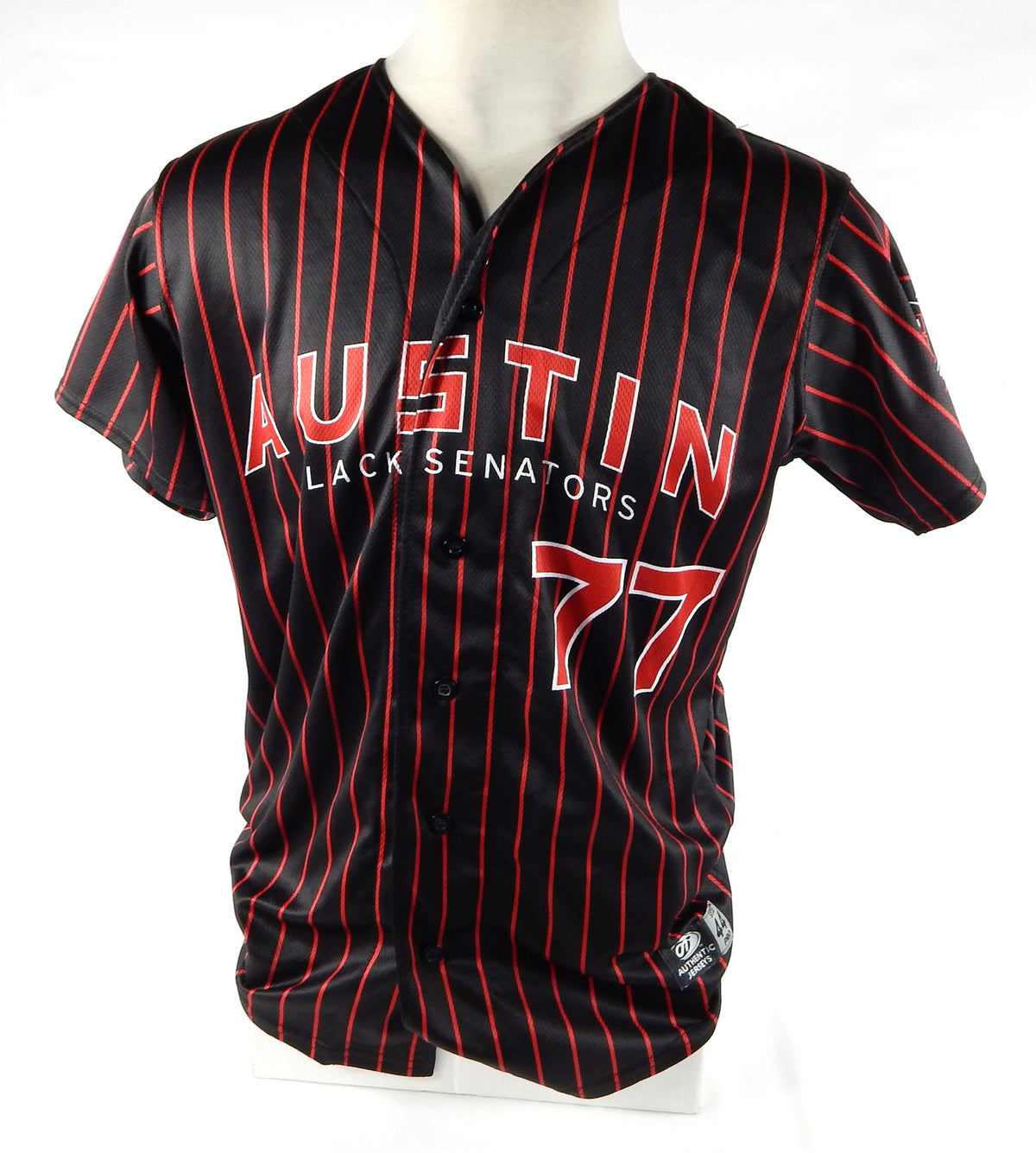 2022 Round Rock Express Tyree Thompson #77 Game Used Jersey Austin Senators