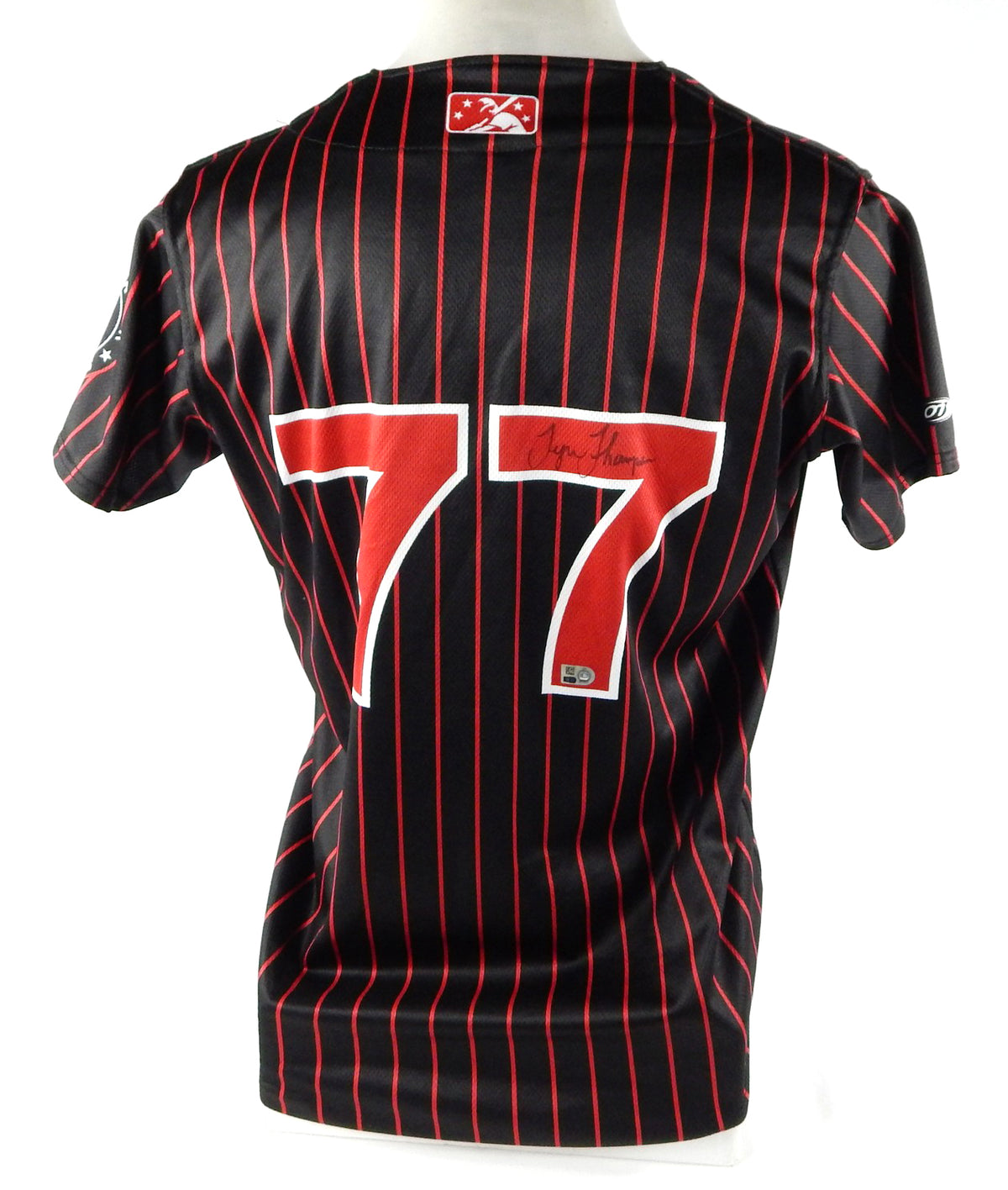 2022 Round Rock Express Tyree Thompson #77 Game Used Jersey Austin Senators Pic2