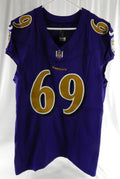 2024 Baltimore Ravens Josh Tupou #69 Game Issued Purple Jersey Color Rush 44 2
