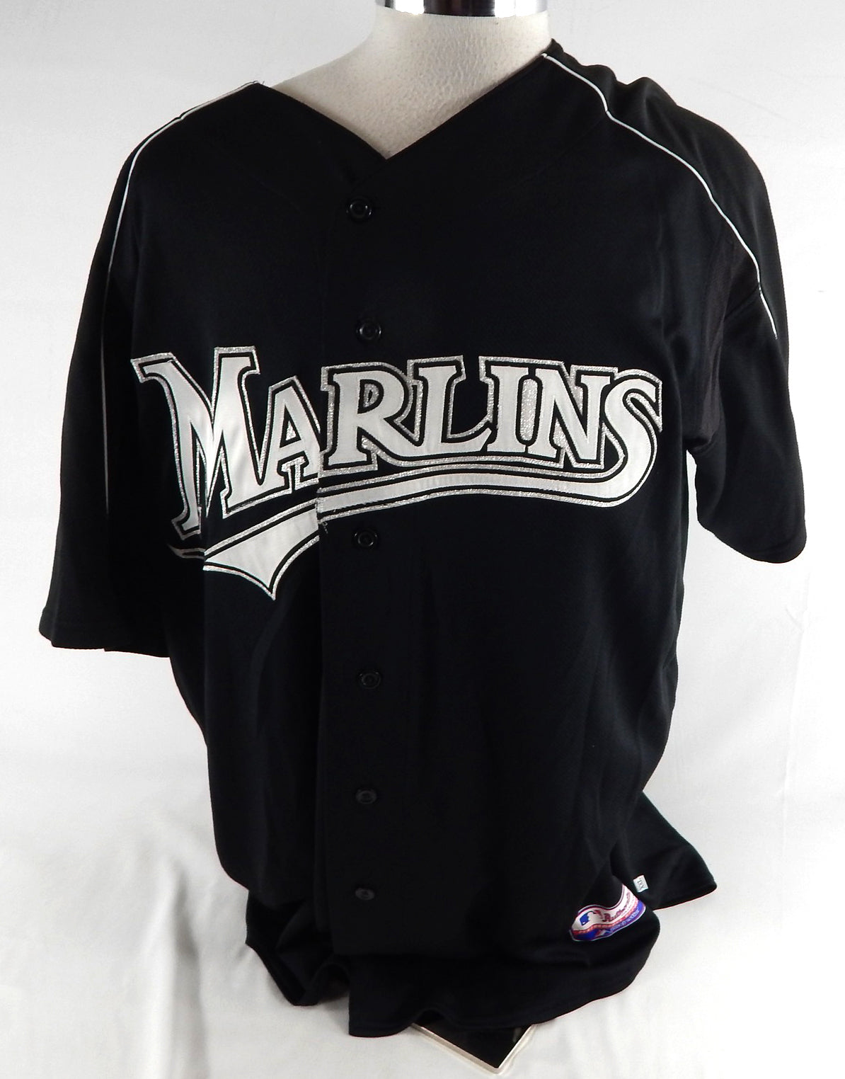 2004 Miami Marlins Frank Gracesqui #68 Game Used Black Jersey BP ST XXL 796