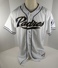 San Diego Padres Blank # Game Issued White Jersey SDP0675