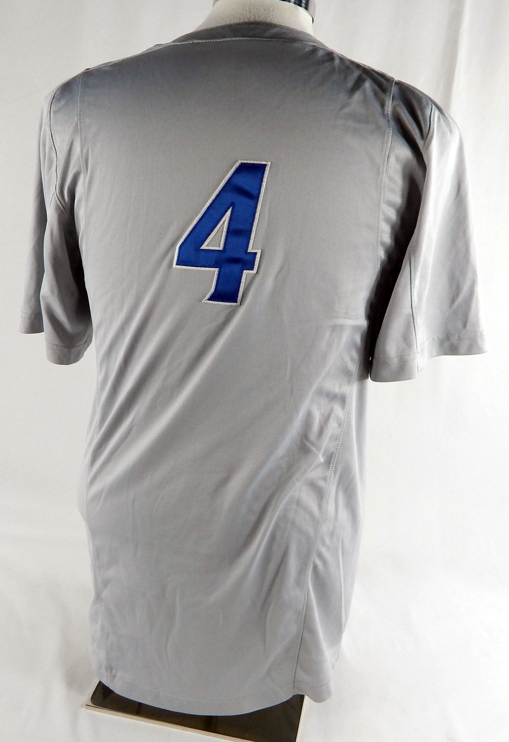 2016 Boise State Broncos #4 Game Used Grey Jersey Softball S 087 Pic2