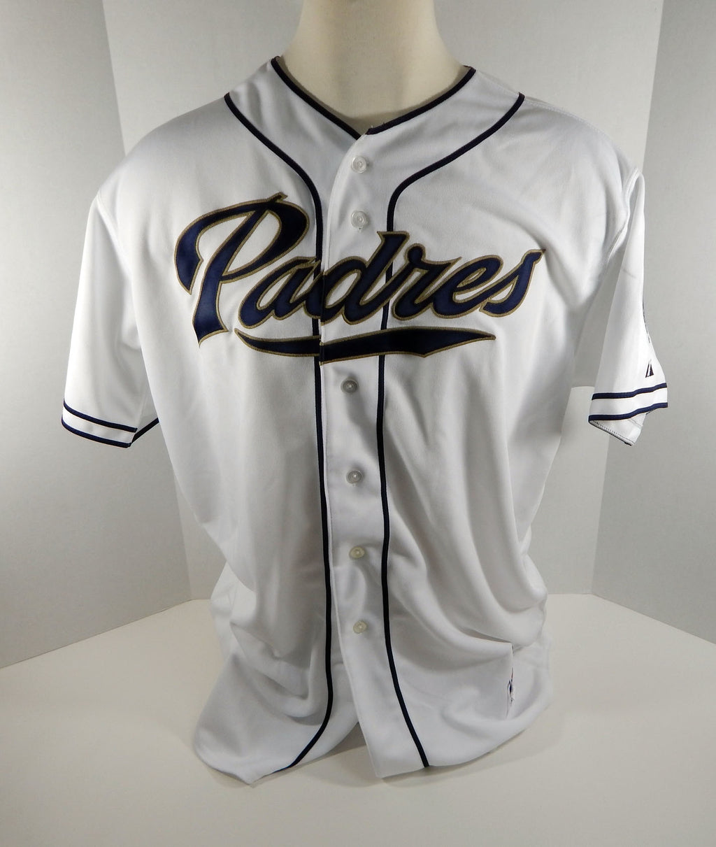 San Diego Padres Blank # Game Issued White Jersey SDP0676