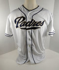 San Diego Padres Blank # Game Issued White Jersey SDP0676