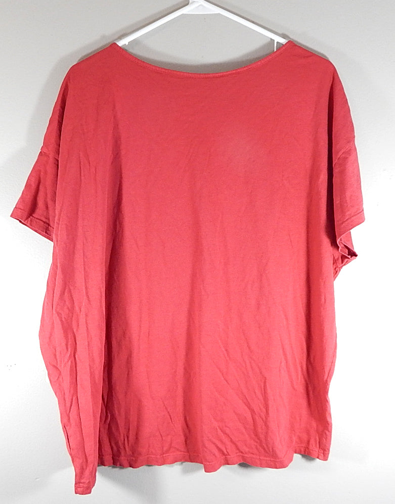 Detroit Pistons Motor City Red Steel Sportiqe Ladies Shirt Size XL New Pic2