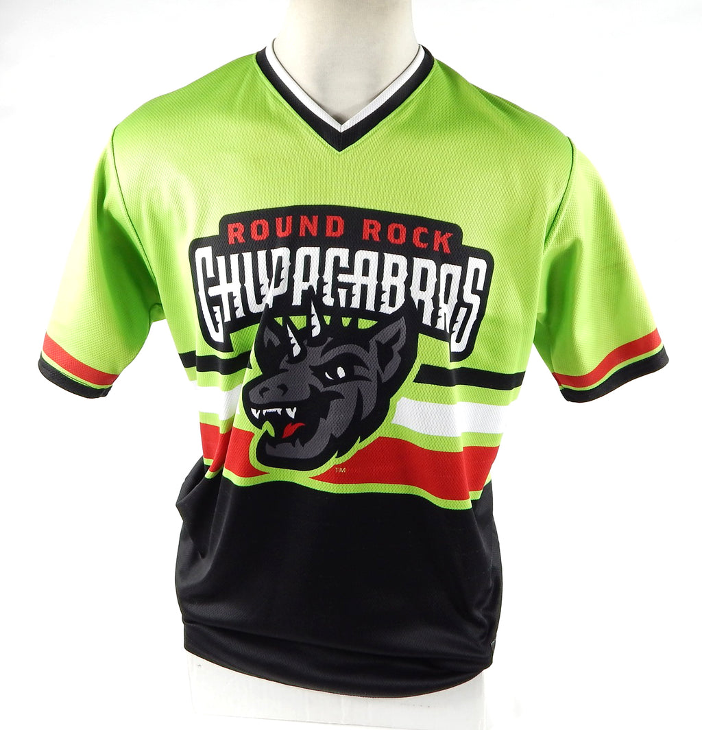 2022 Round Rock Express Spencer Howard #40 Game Used Green Jersey Chupacabras