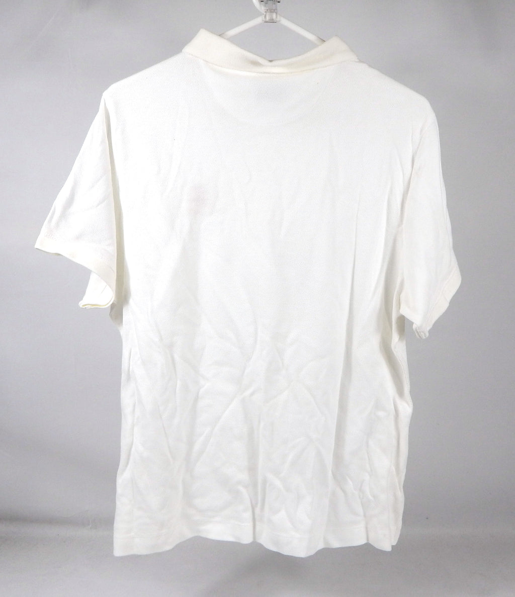 2000s Alabama Crimson Tide Team Issued White Polo Shirt Womens 56326 YXL 927S Pic2