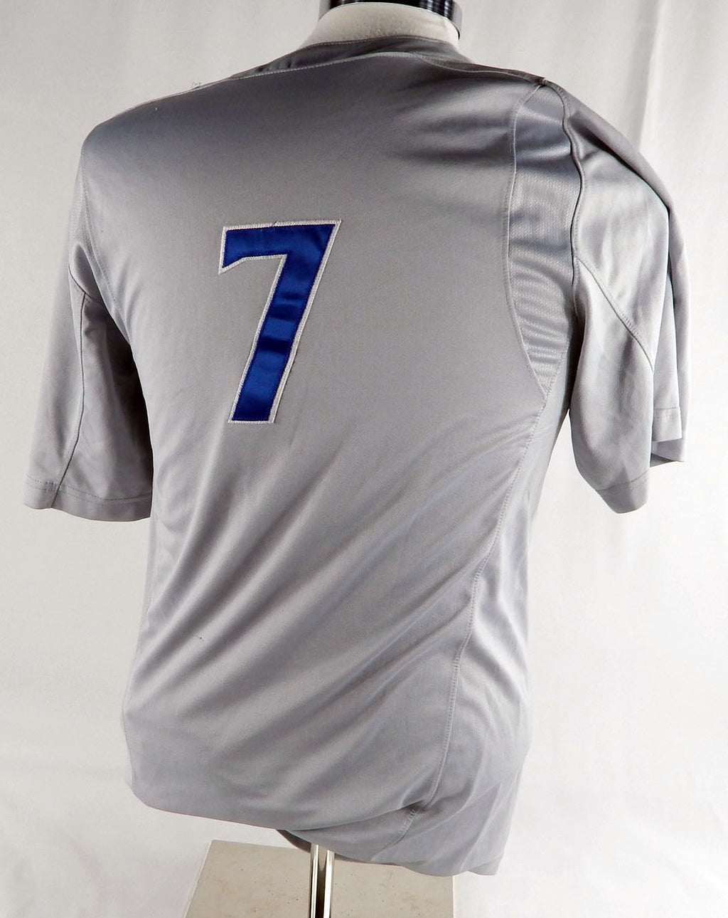 2016 Boise State Broncos #7 Game Used Grey Jersey Softball S 090 Pic2