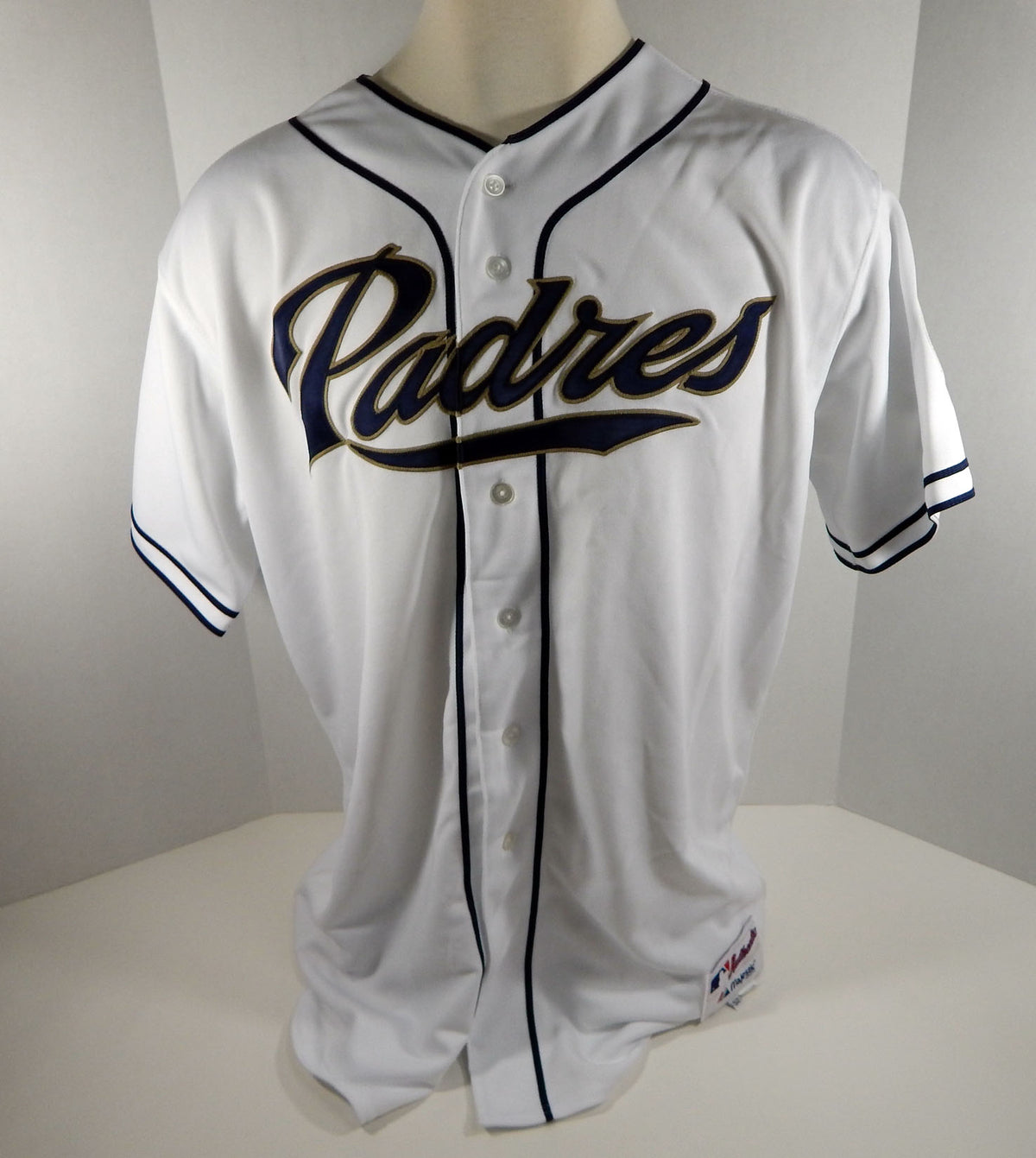 San Diego Padres Blank # Game Issued White Jersey  SDP0680