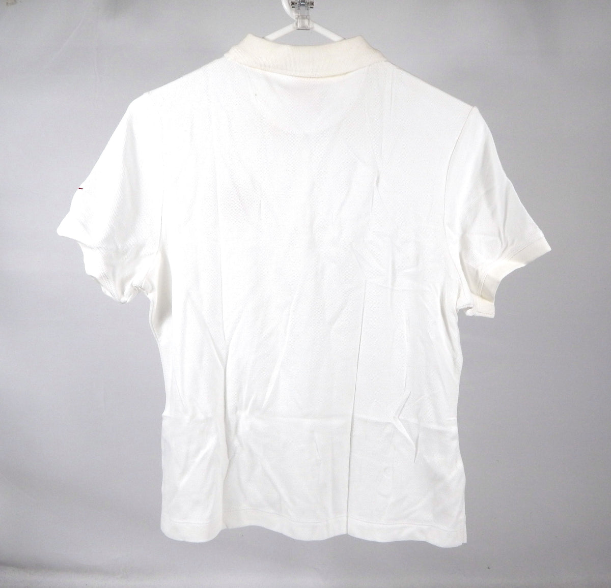 2000s Alabama Crimson Tide Team Issued White Polo Shirt Womens 56328 YS 4-6 9S Pic2