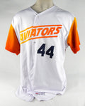 2022 Las Vegas Aviators Brian Howard #44 Game Used White Jersey 50 DP67956