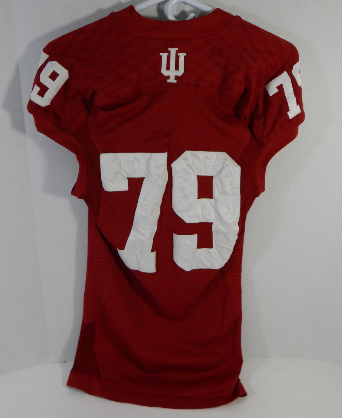 Indiana Hoosiers #79 Game Used Red Jersey Nameplate Removed DP14116 Pic2