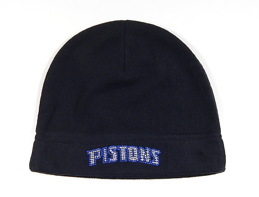 Detroit Pistons Bling Logo Beanie Winter Hat Black New