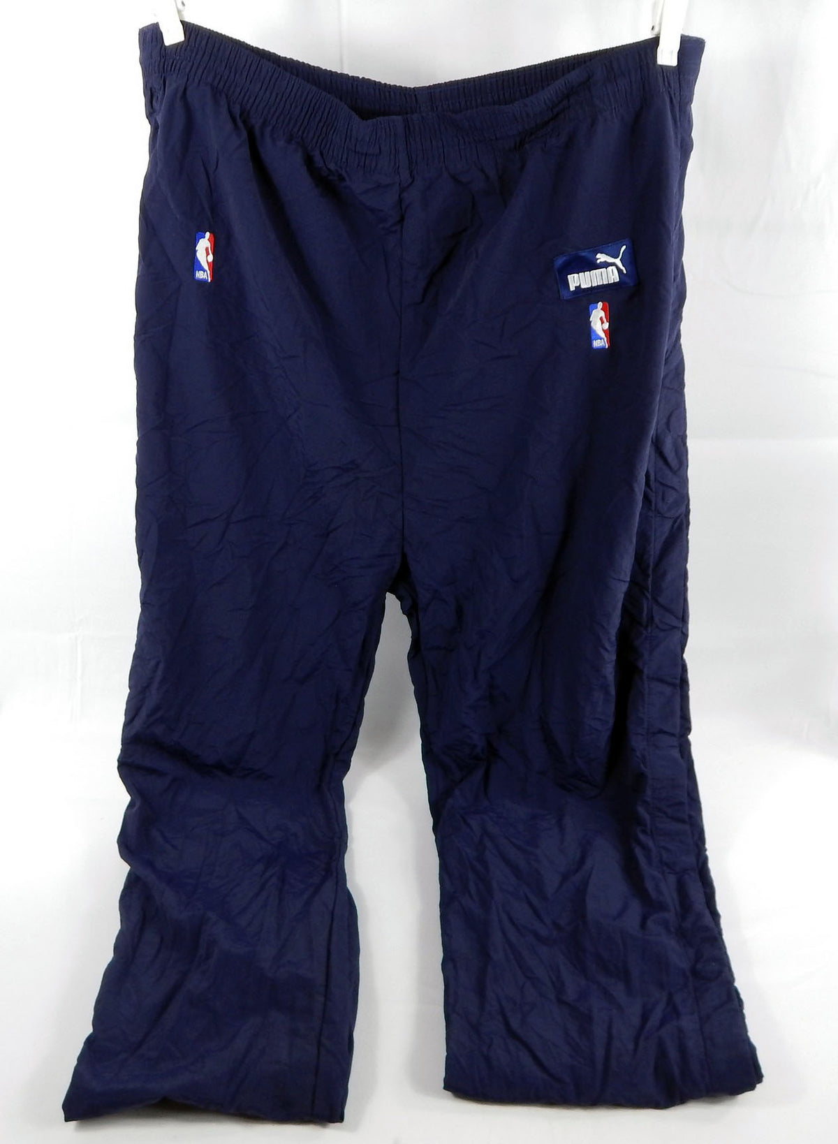 1999-01 Golden State Warriors Game Issued Navy Warm Up Pants 48 525