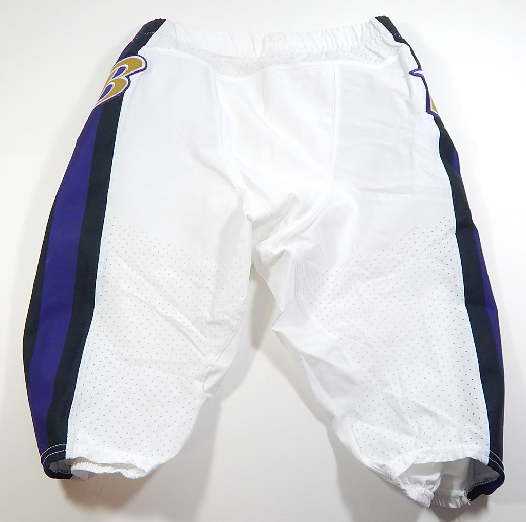 2019 Baltimore Ravens Nike On Field Team Issued Football Pants White 36 Short Pic2