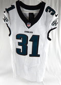 2024 Philadelphia Eagles Andre' Sam #31 Game Used White Jersey 38 DP111901