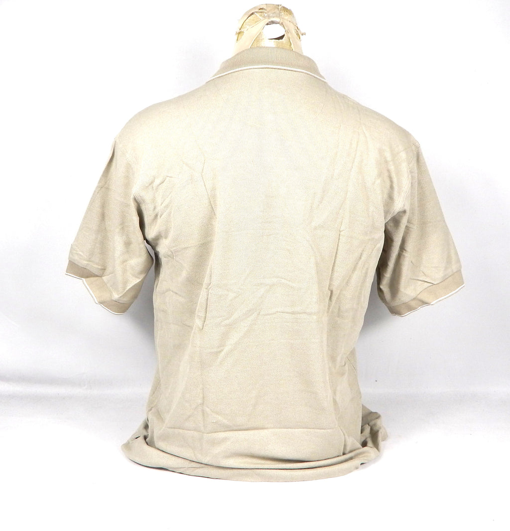 2001-02 Portland Trailblazers Team Issued Tan Polo Shirt 165137-260 M 34S Pic2