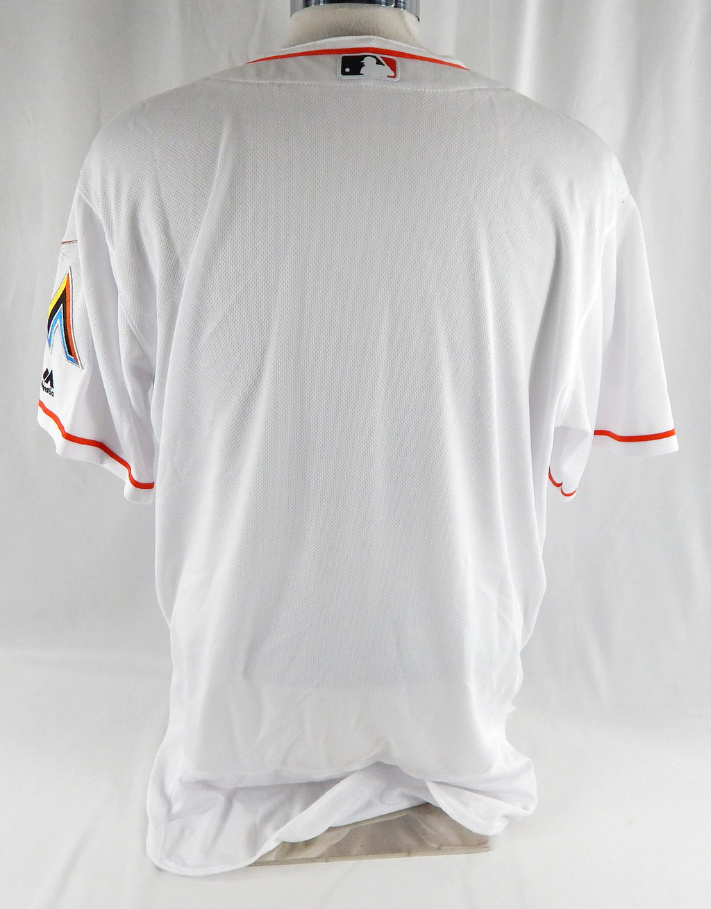 2012-18 Miami Marlins Blank Game Issued White Jersey 48 DP113061 Pic2