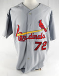 2006 St. Louis Cardinals Juan Mateo #72 Game Used Grey Jersey 52 459