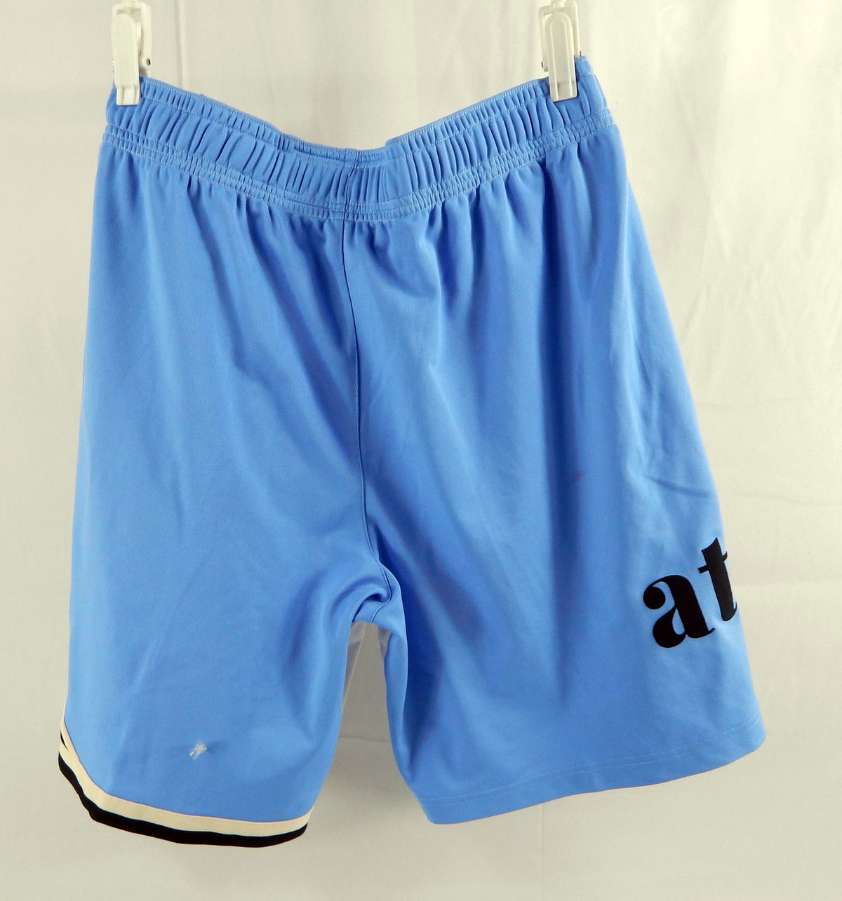 2024-25 Atlanta Hawks Mouhamed Gueye #18 Game Used Blue Shorts City Ed L 38 390 Pic2