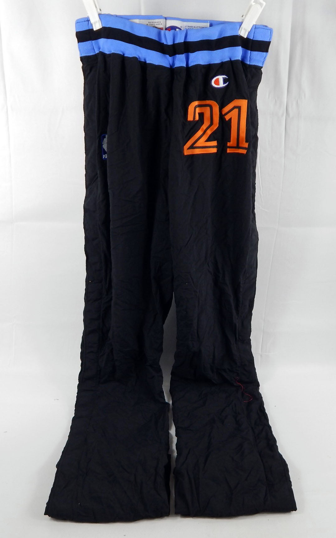 1995-96 Cleveland Cavaliers Antonio Lang #21 Game Used Black Warm Up Pants 36 7