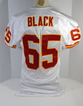 2004 Kansas City Chiefs Jordan Black #65 Game Issued White Jersey DP17459