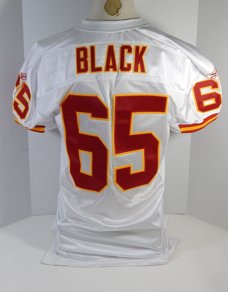 2004 Kansas City Chiefs Jordan Black #65 Game Issued White Jersey DP17459