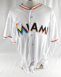 2012-18 Miami Marlins Blank Game Issued White Jersey 50 DP113063