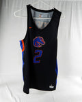 2015-16 Boise State Broncos #2 Game Issued Black Jersey Basketball L 599