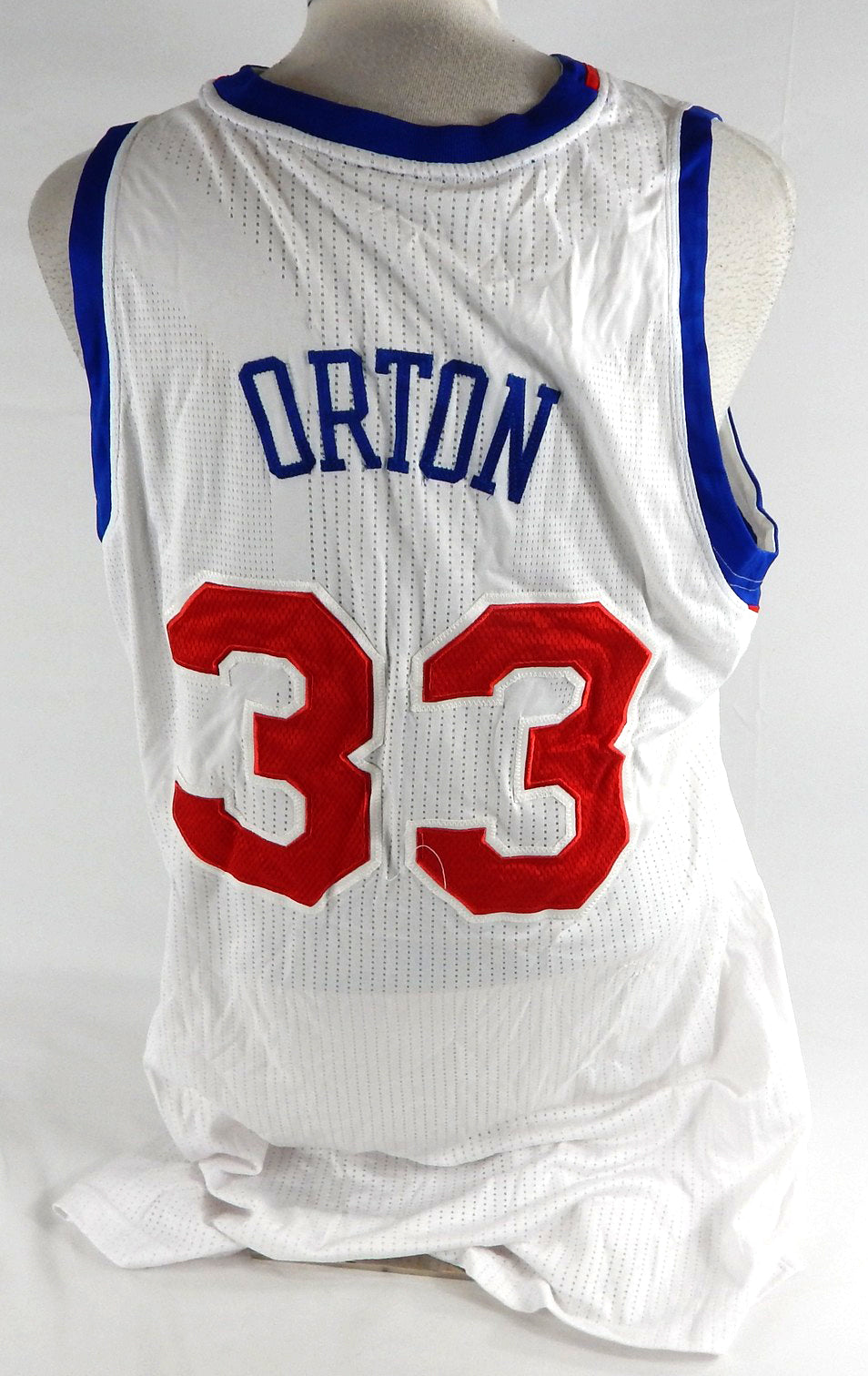 2013-14 Philadelphia 76ers Daniel Orton #33 Game Used White Jersey 3XL 835 Pic2