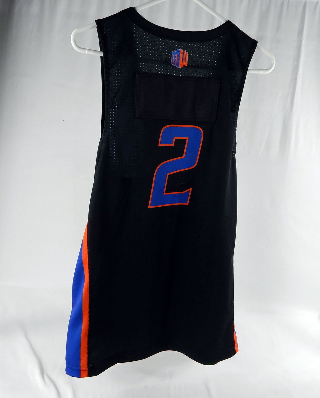 2015-16 Boise State Broncos #2 Game Issued Black Jersey Basketball L 599 Pic2