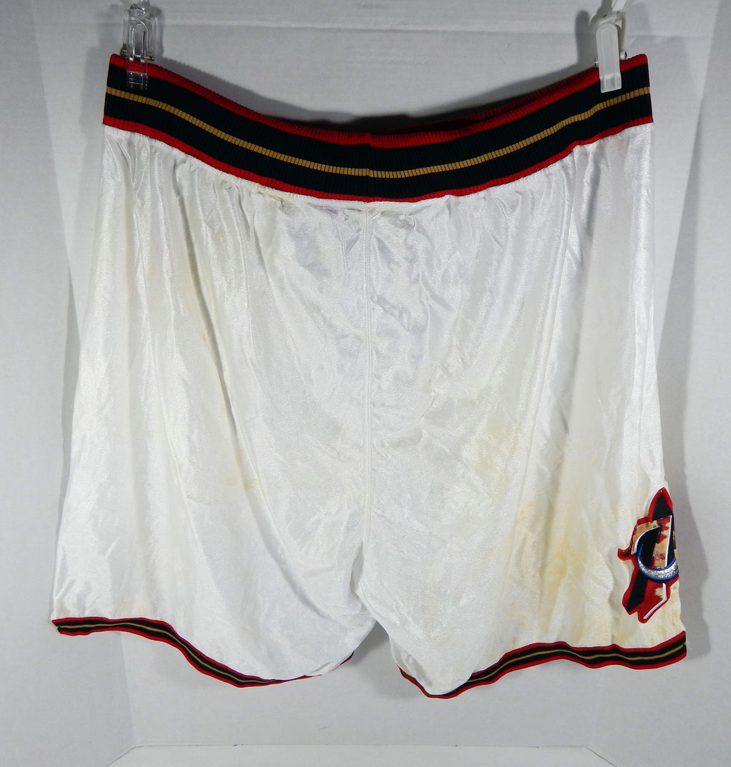 2000s Philadelphia 76ers #44 Game Used White Pants 48+2+1 DP68201 Pic2