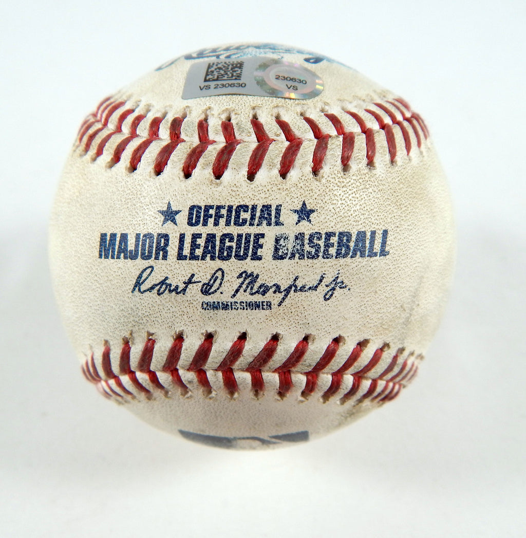 2023 Cardinal National Game Used Baseball Raley Alex Call walks Dominic Smith GO