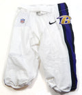 2018 Baltimore Ravens Nike On Field Team Issued Football Pants White 32 Short