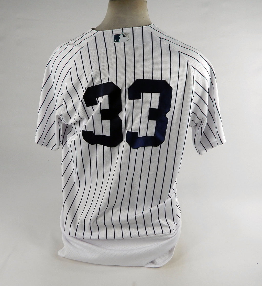 2023 New York Yankees Franchy Cordero #33 Game Issued Pos Used White Jersey 3