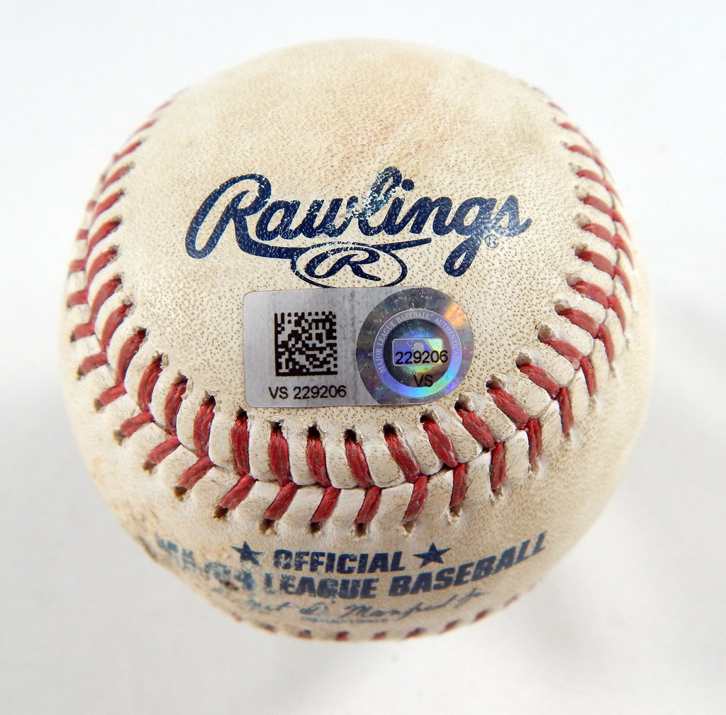 2023 Reds Nationals Game Used Baseball Patrick Corbin Kevin Newman HBP 2 Pic2
