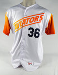 2022 Las Vegas Aviators Adam Oller #36 Game Used White Jersey 46 DP67963