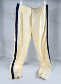 1991 Houston Astros Eric Anthony #91 Game Used White Pants 34-36 387