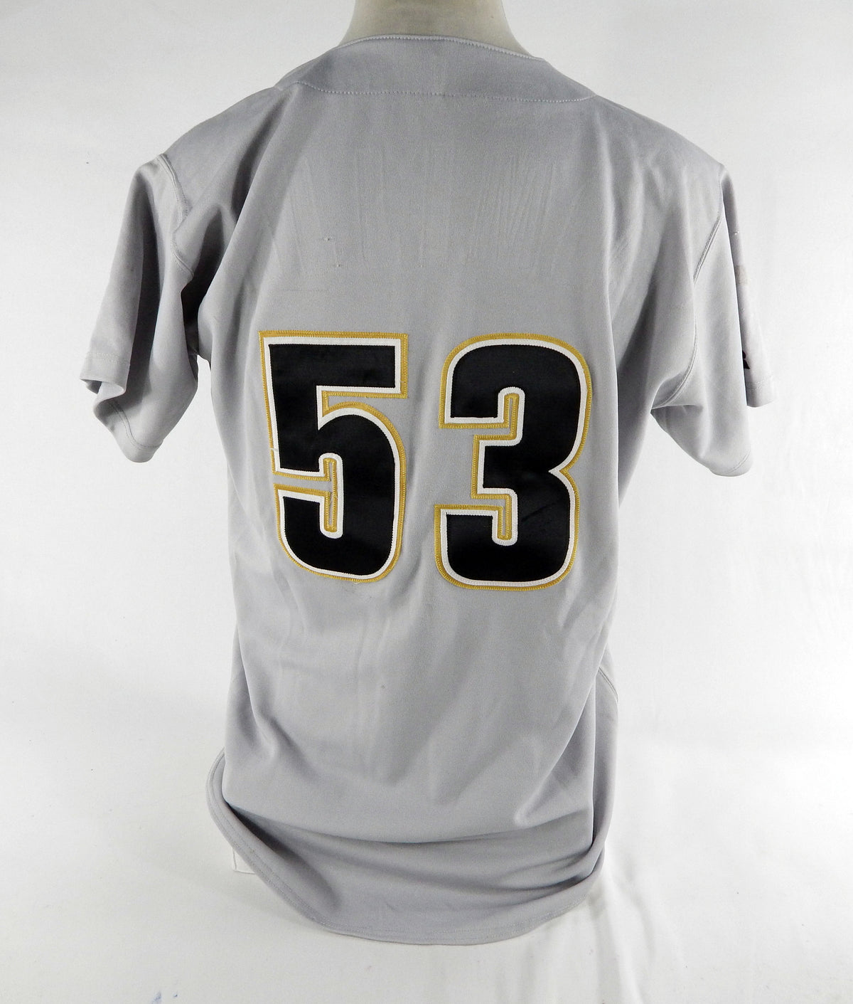 Houston Astros incavalagia #53 Game Issued Grey Jersey NP Patch Rem 46 7 Pic2