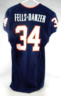 2010-11 Virginia Cavaliers Terrence Fells-Danzer #34 Game Used Navy Jersey 42 4