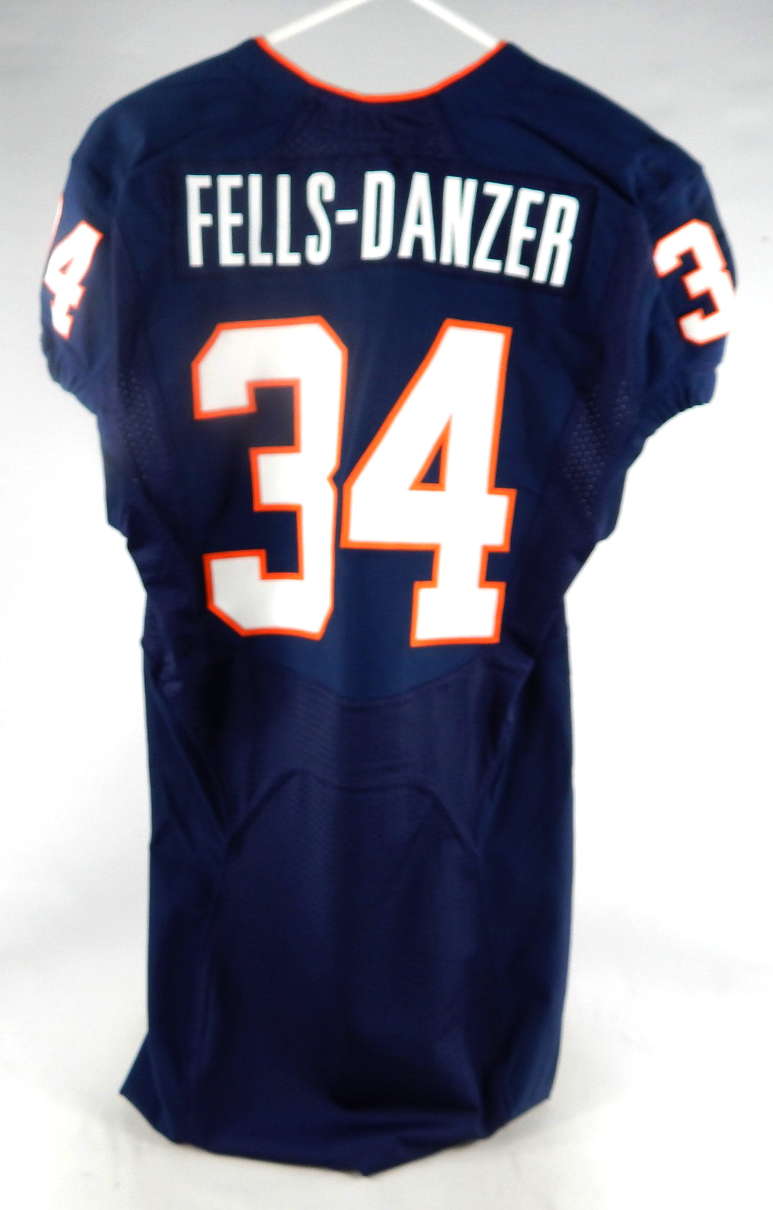 2010-11 Virginia Cavaliers Terrence Fells-Danzer #34 Game Used Navy Jersey 42 4