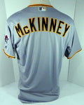 2018 Pittsburgh Pirates Brett McKinney # Game Issued Grey Jersey PITT33652