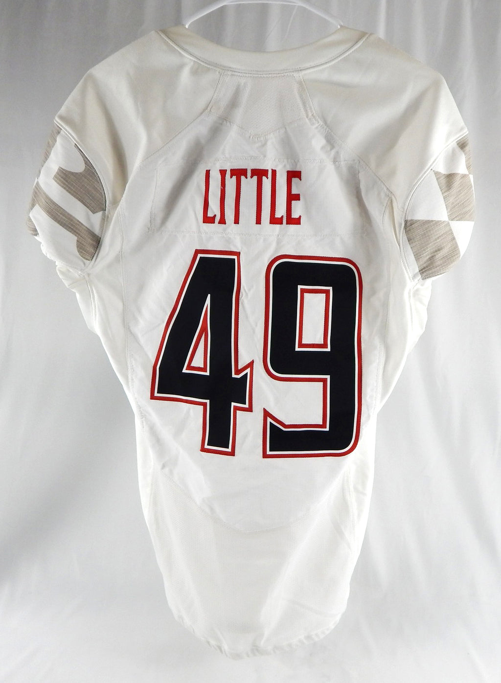 2015 Maryland Terrapins Gus Little #49 Game Used White Jersey 44 598 Pic2