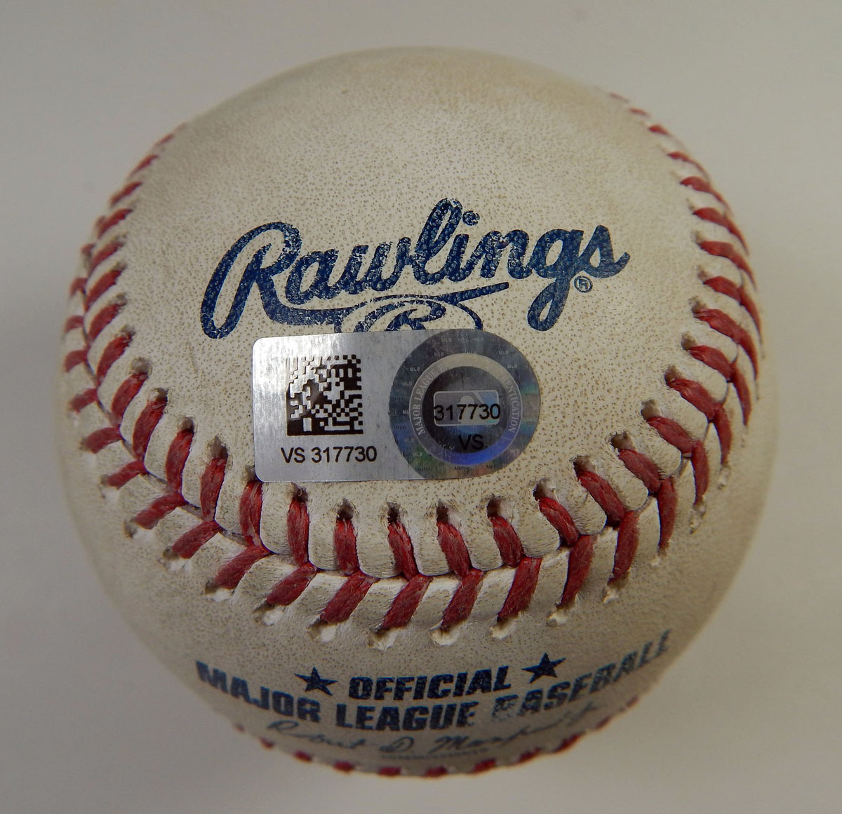 2021 San Francisco Giants Rockies Game Used Baseball Anthony DeSclafani K 738 Pic2