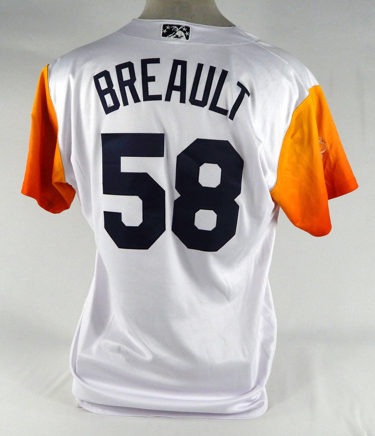 2022 Las Vegas Aviators Hunter Breault #58 Game Used White Jersey 46 DP67965 Pic2